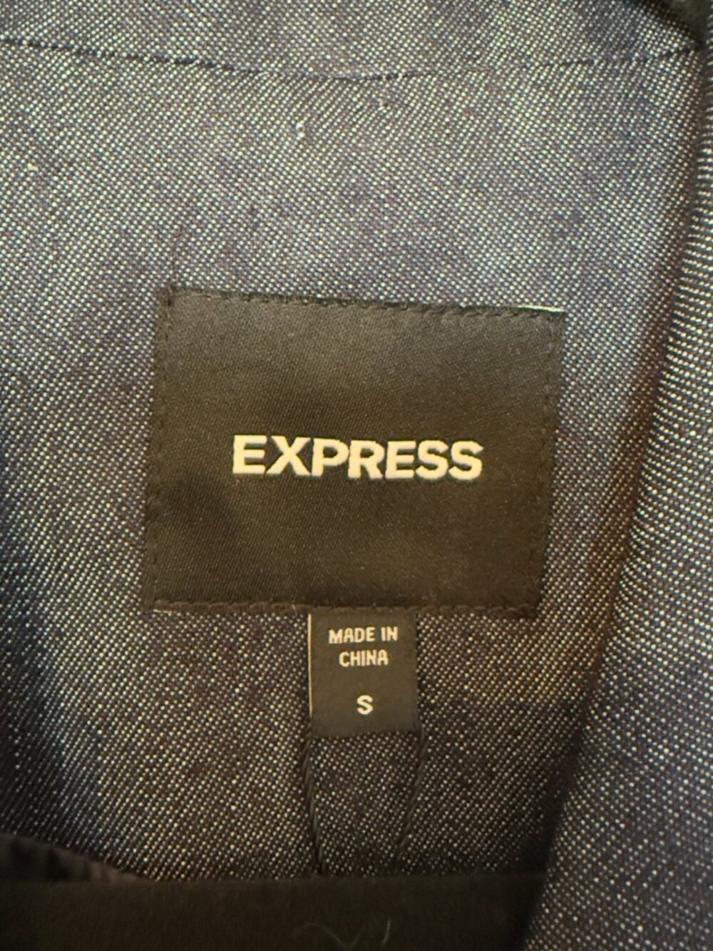 Express Double Breasted Boyfriend Blazer Gold Buttons Size Small NWT - Picture 4 of 7